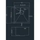 Мийка кухонна GRANADO Under top mini STEEL S201 black (GS10201B)