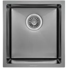 Мийка кухонна GRANADO Under top mini STEEL S201 black (GS10201B)