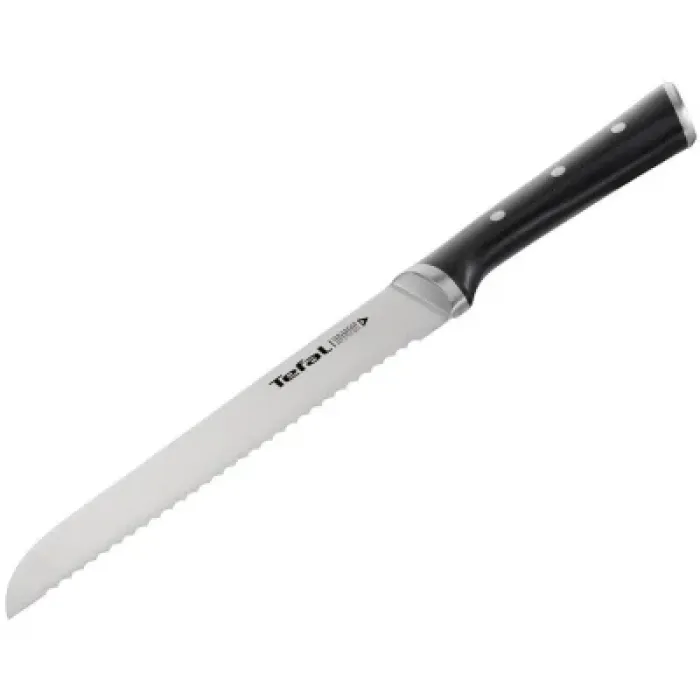Кухонний ніж Tefal Ice Force 20см, чорний (K2320414)