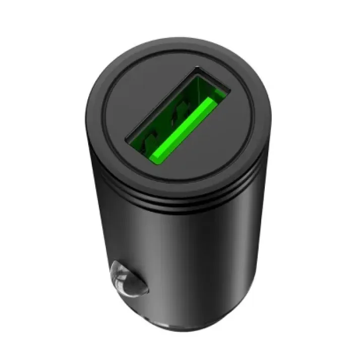 Зарядний пристрій XO USB QC3.0 black (CC39-BK)