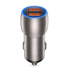 Зарядний пристрій XO 2xUSB QC3.0 36W black (СC52-BK)