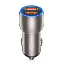 Зарядний пристрій XO 2xUSB QC3.0 36W black (СC52-BK)