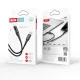 Дата кабель USB 2.0 AM to Lightning 1.0m 2.4A LED black XO (NB162-L-1-BK)