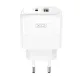 Зарядний пристрій XO 1xUSB QC3.0 + 1xUSB-C PD20W (XO-QC37)