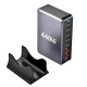 Зарядний пристрій XoKo 2xUSB-С PD100W + 3xUSB-С PD65W + 3xUSB QC18W 440W GaN (QC-400)