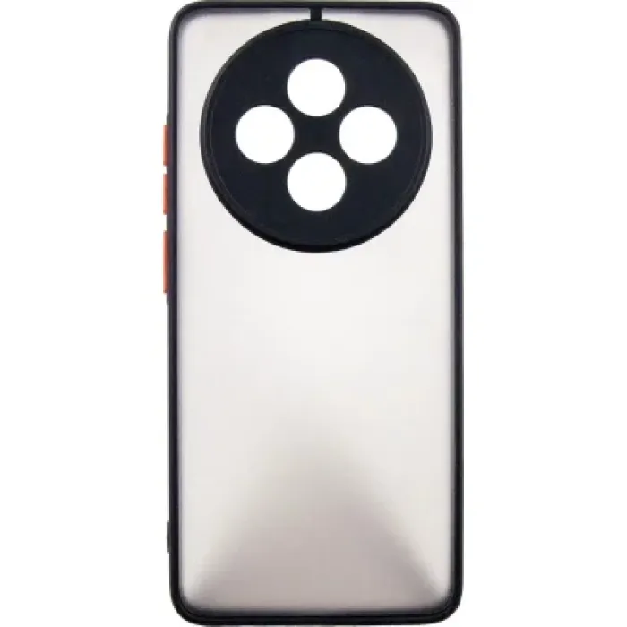 Чохол до мобільного телефона Dengos Oppo Reno 12F 4G Case Matte + 2 Glass (Black) (DG-CTG2P-19)