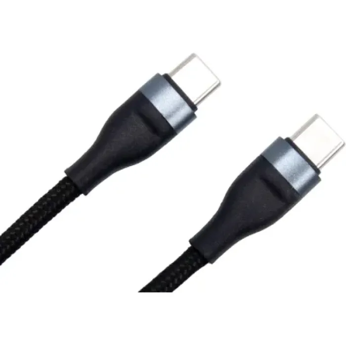Дата кабель USB-C to USB-C 0.25m black Dengos (NTK-TC-TC-SHRT-BLACK)