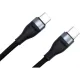 Дата кабель USB-C to USB-C 0.25m black Dengos (NTK-TC-TC-SHRT-BLACK)