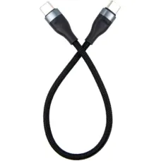Дата кабель USB-C to USB-C 0.25m black Dengos (NTK-TC-TC-SHRT-BLACK)