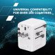 Зарядний пристрій Canyon OnTour 70 3xUSB-C + 2xUSB-A EU/UK/US/AUS 70W White (CNS-TA70W1006W)