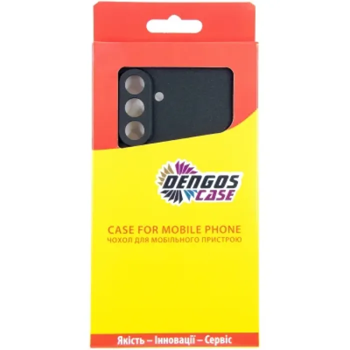 Чохол до мобільного телефона Dengos Carbon Samsung Galaxy A17 Black (DG-TPU-CRBN-235)