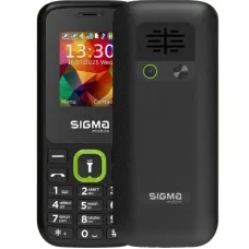 Мобільний телефон Sigma X-style 171 MINI Black-Green (4827798813720)