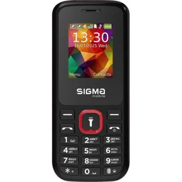 Мобільний телефон Sigma X-style 171 MINI Black-Red (4827798813744)
