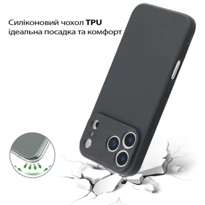 Чохол до мобільного телефона BeCover Apple iPhone 17 Pro Black (713760)