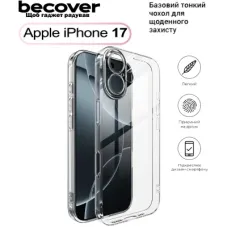 Чохол до мобільного телефона BeCover Apple iPhone 17 Transparent (713757)