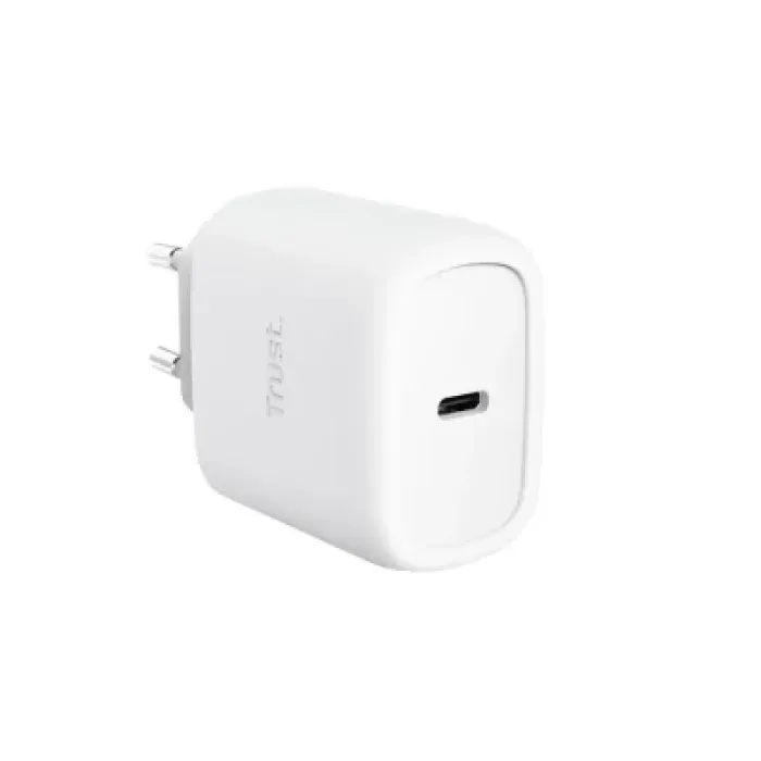 Зарядний пристрій Trust USB-C 45W GaN PD/PPS white (25522_TRUST)