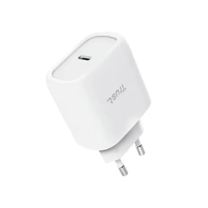 Зарядний пристрій Trust USB-C 45W GaN PD/PPS white (25522_TRUST)