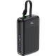 Батарея універсальна Acefast 20000mAh 22,5W PD, QC/3.0 USB-A+USB-C In/Out,build-in cable M14 Black (6974316283966)