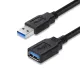 Дата кабель USB 3.0 AM/AF 1.8m black ColorWay (CW-CBUF075-BK)