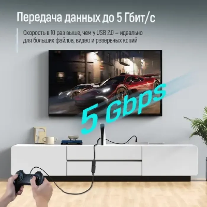 Дата кабель USB 3.0 AM/AF 1.8m black ColorWay (CW-CBUF075-BK)