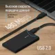 Дата кабель USB 2.0 AM/AM 1.0m black ColorWay (CW-CBUU071-BK)