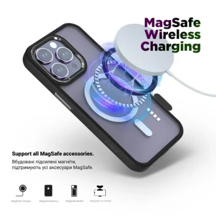 Чохол до мобільного телефона Armorstandart Unit MagCase Apple iPhone 17 Pro Max Black (ARM86297)