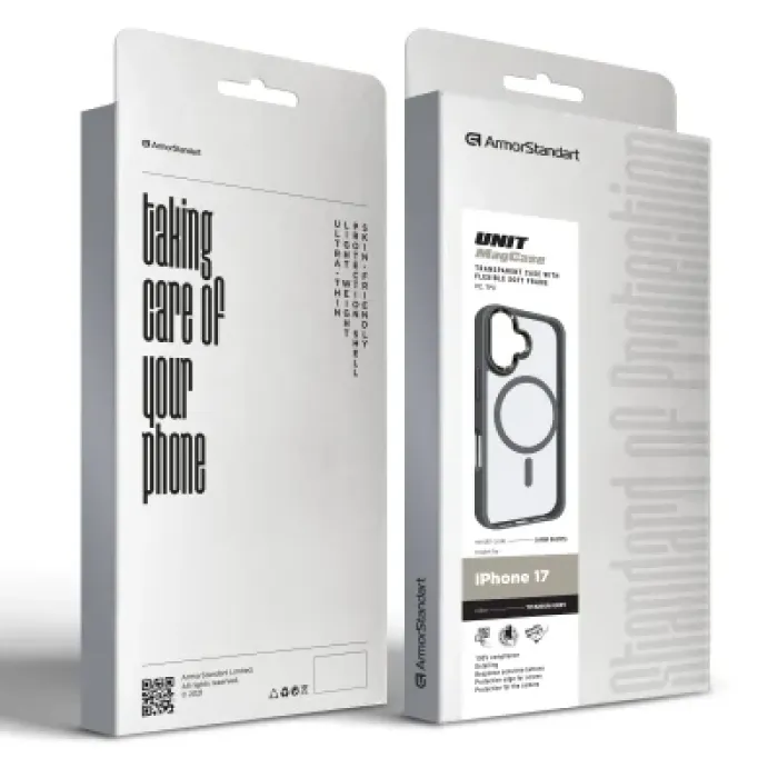 Чохол до мобільного телефона Armorstandart Unit MagCase Apple iPhone 17 Titanium Grey (ARM86285)
