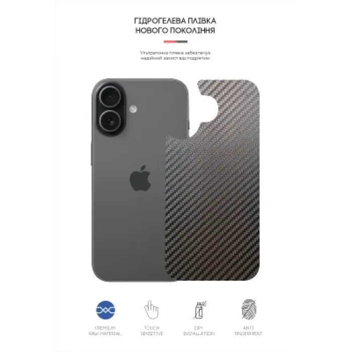 Плівка захисна Armorstandart Back panel Carbone Apple iPhone 17 (ARM86191)