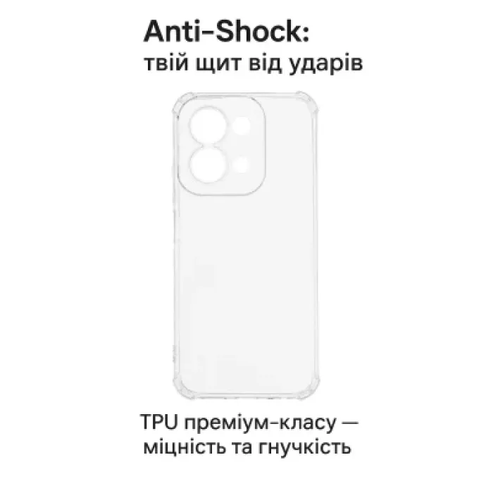 Чохол до мобільного телефона BeCover Anti-Shock Xiaomi Redmi 15C 5G (173mm) EU Clear (713812)