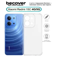 Чохол до мобільного телефона BeCover Anti-Shock Xiaomi Redmi 15C 5G (173mm) EU Clear (713812)