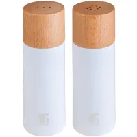 Набір для спецій Bergner Naturally, для солі та перцю 2 предмета (BG-48518-WH)