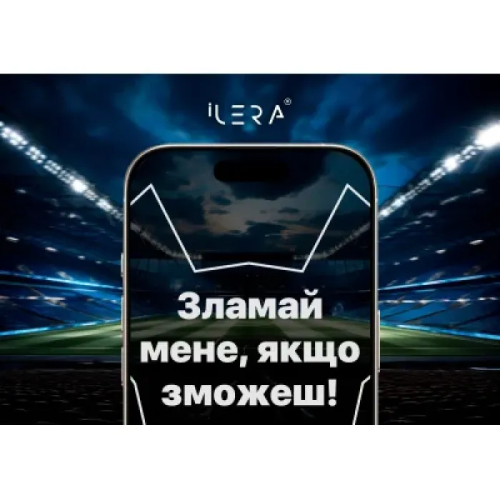 Скло захисне iLera Sapphire Ultra + Glass iPhone 16 Pro Max (ILSPDL16PRMAX)