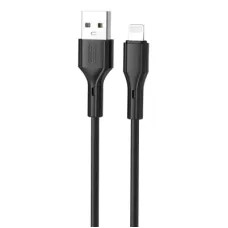 Дата кабель USB 2.0 AM to Lightning 1.0m black XO (NB230_L_Black)