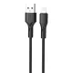 Дата кабель USB 2.0 AM to Lightning 1.0m black XO (NB230_L_Black)
