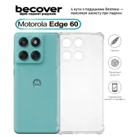 Чохол до мобільного телефона BeCover Anti-Shock Motorola Edge 60 Clear (713804)