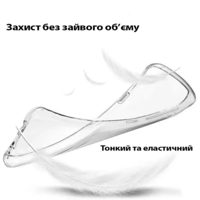 Чохол до мобільного телефона BeCover Silicone Motorola Edge 60 Transparent (713771)