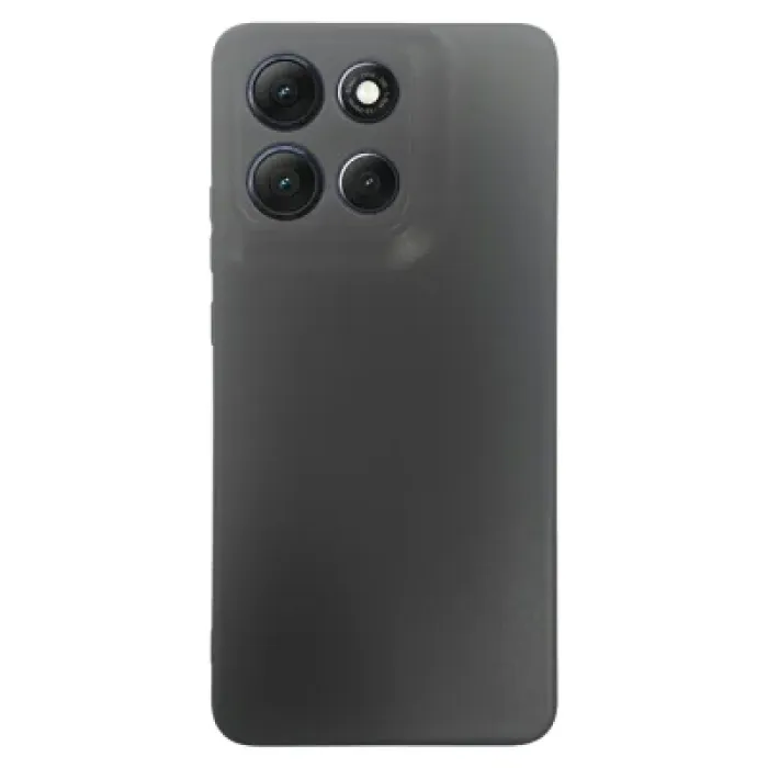 Чохол до мобільного телефона BeCover Silicone Motorola Moto G86 Black (713768)