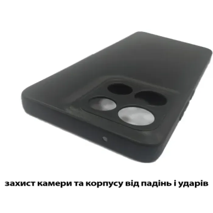 Чохол до мобільного телефона BeCover Silicone Motorola Moto G86 Black (713768)