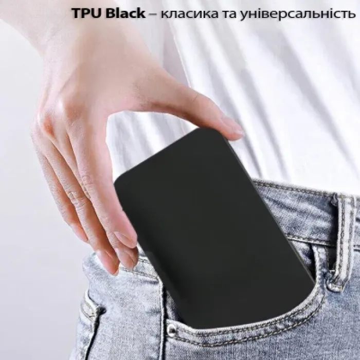 Чохол до мобільного телефона BeCover Silicone Oppo A5 2025 4G/5G Black (713790)