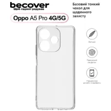 Чохол до мобільного телефона BeCover Silicone Oppo A5 Pro 4G/5G Transparent (713787)
