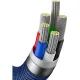 Дата кабель USB-C to Lightning 1.2m 20W blue Baseus (CAJY000203)
