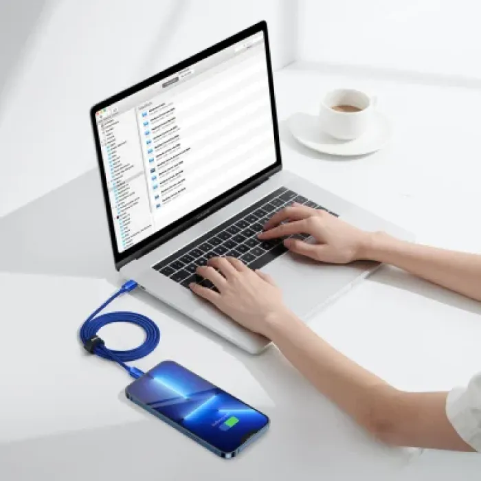 Дата кабель USB-C to Lightning 1.2m 20W blue Baseus (CAJY000203)