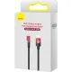Дата кабель USB-C to Lightning 1.0m 20W 90° corner black/red Baseus (CAVP000220)