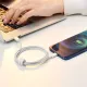Дата кабель USB 2.0 AM to Lightning 1.0m 2.4A white Baseus (CALYS-A02)