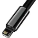 Дата кабель USB 2.0 AM to Lightning 1.0m 2.4A black Baseus (CALWJ-01)