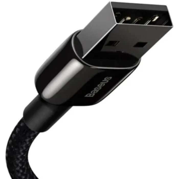 Дата кабель USB 2.0 AM to Lightning 1.0m 2.4A black Baseus (CALWJ-01)