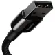 Дата кабель USB 2.0 AM to Lightning 1.0m 2.4A black Baseus (CALWJ-01)