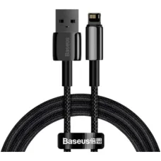 Дата кабель USB 2.0 AM to Lightning 1.0m 2.4A black Baseus (CALWJ-01)