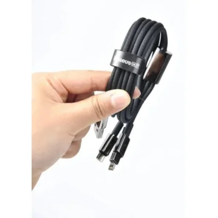 Дата кабель USB 2.0 AM to USB-C 1.0m 100W black Baseus (CAWJ000001)