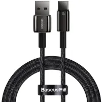 Дата кабель USB 2.0 AM to USB-C 1.0m 100W black Baseus (CAWJ000001)
